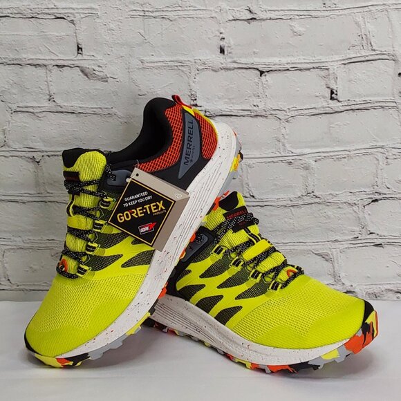 MERRELL 'NOVA 3 GORE-TEX' WEATHER/WATERPROOF TRAIL RUNNING REFLECTIVE SHOES - Picture 2 of 16